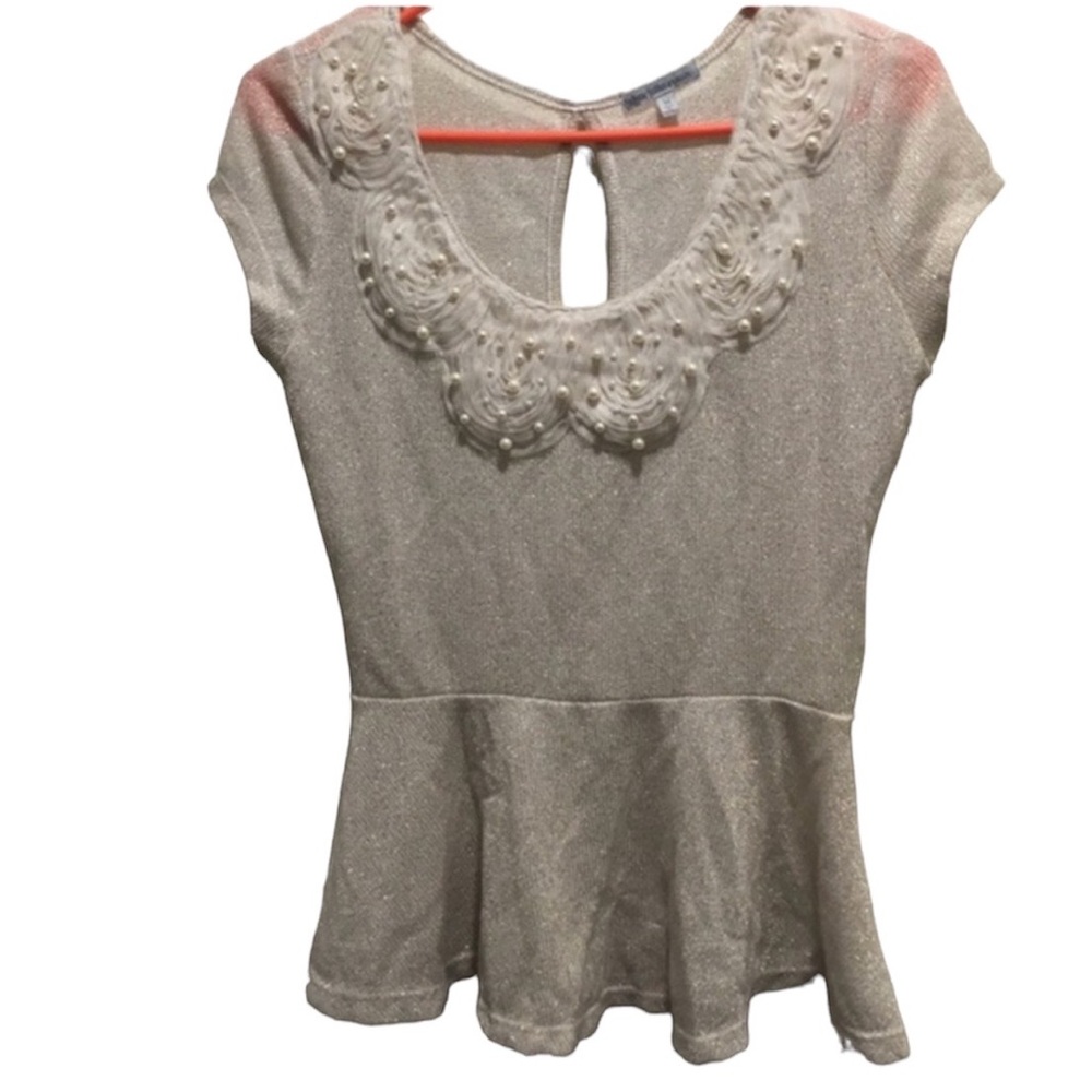 Charlotte Russe peplum shirt.